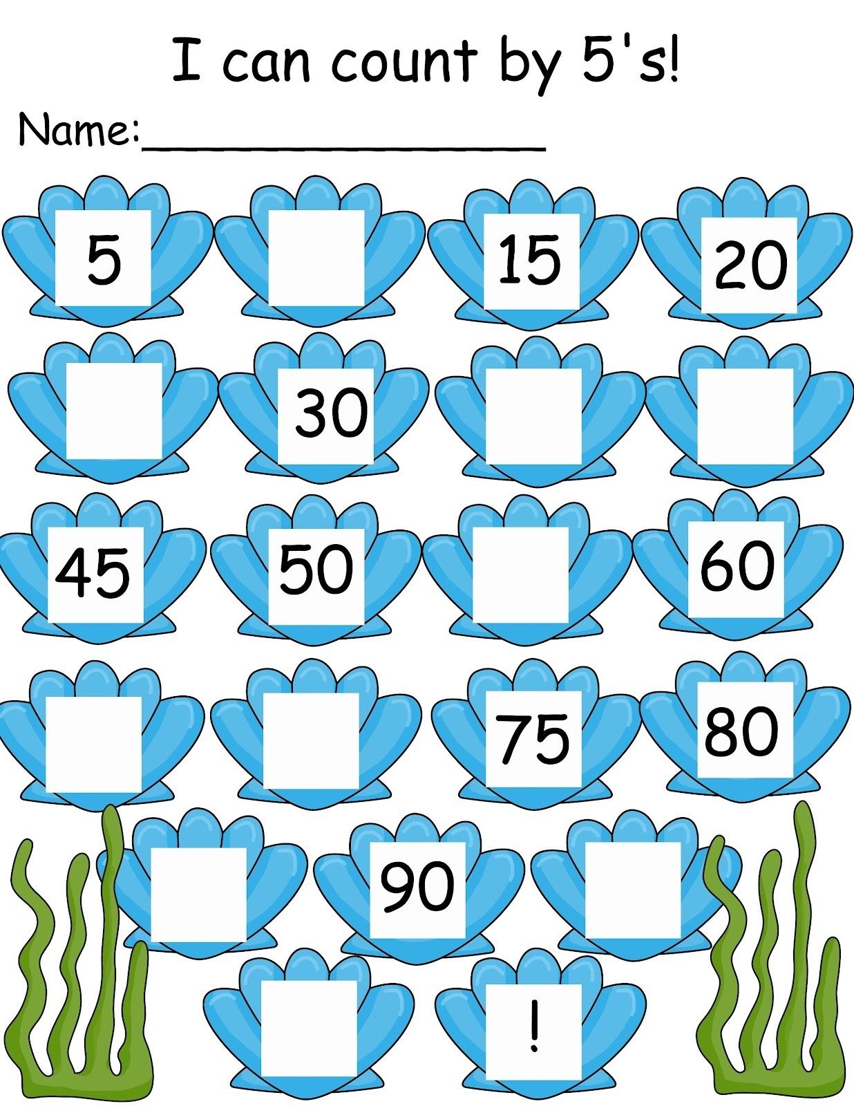 Fun And Educational Counting By 5 Worksheets For Kids
