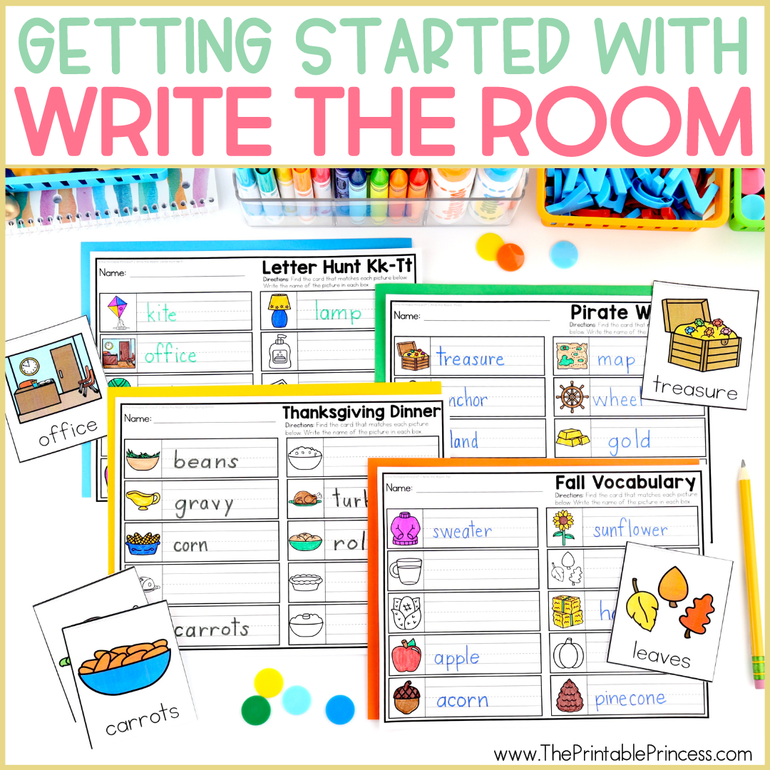 Free Write The Room Printables