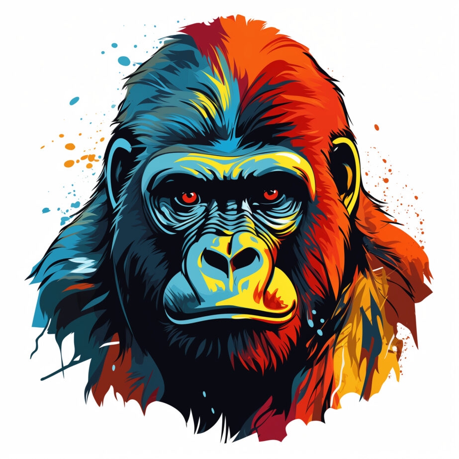 Gorilla Coloring Page Coloring Pages Mimi Panda