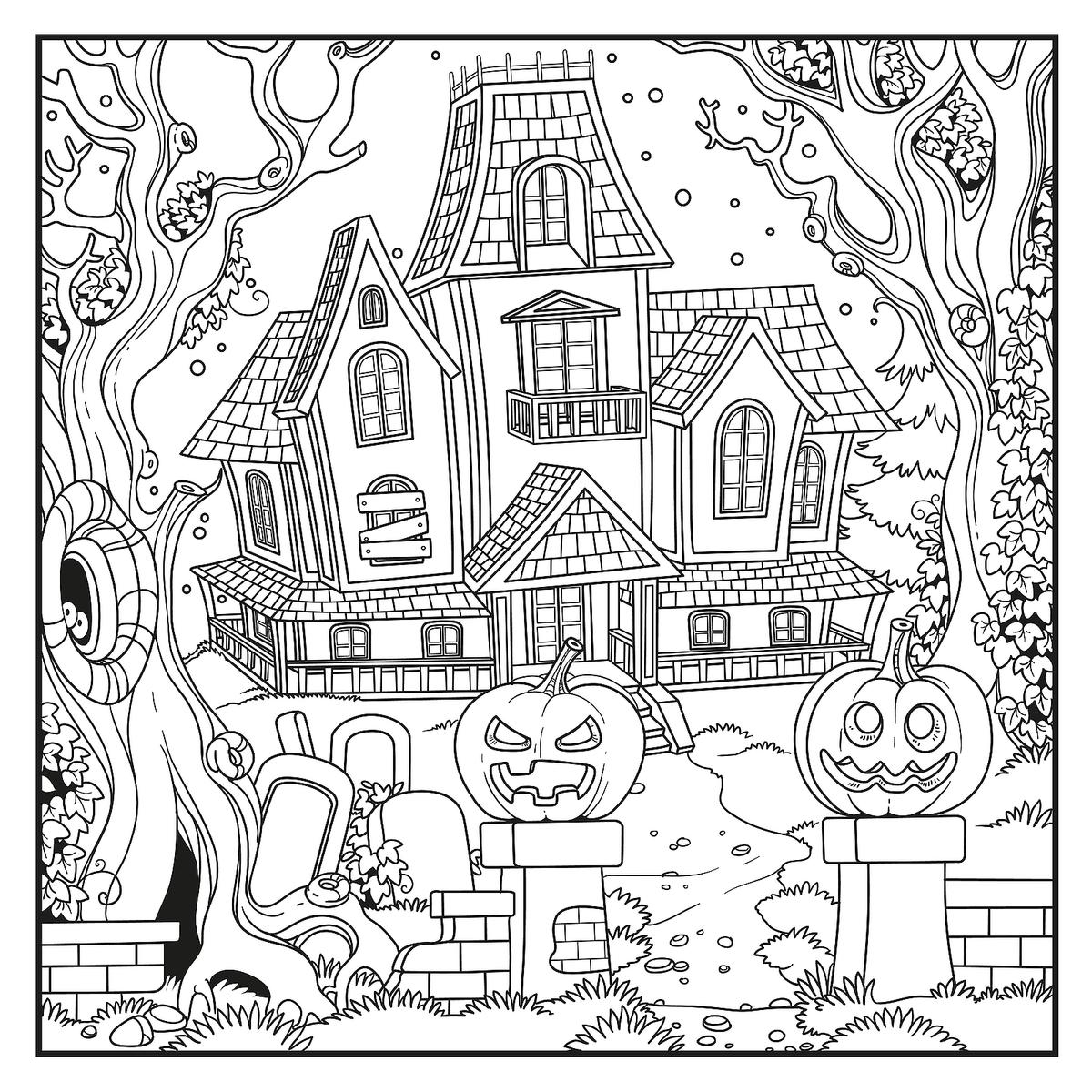 Holloween Coloring Pages Printable Free