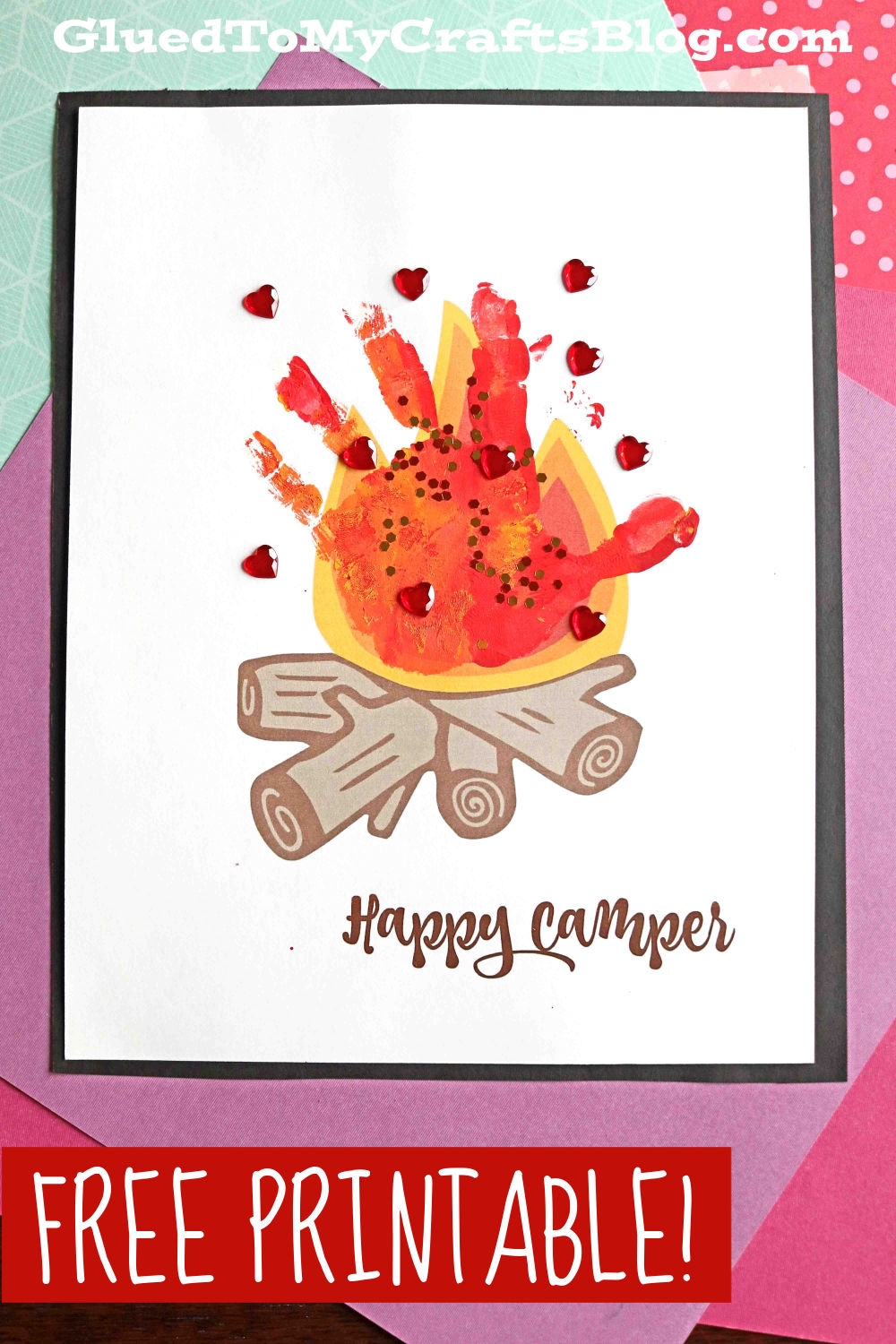 Happy Camper Free Printable