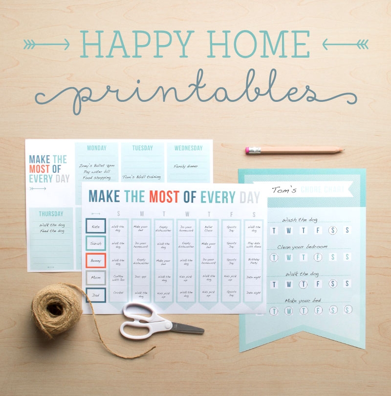 Happy Home Planner Printables Tinyme Blog