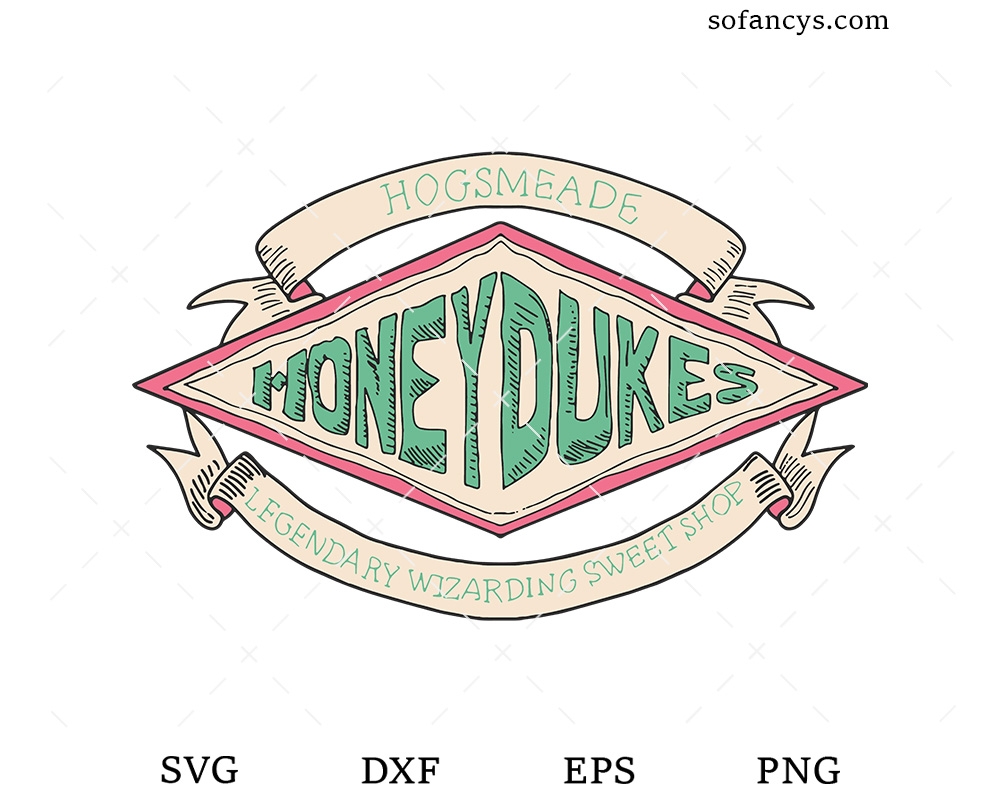 Harry Potter Honeydukes Logo SVG DXF EPS PNG Cut Files