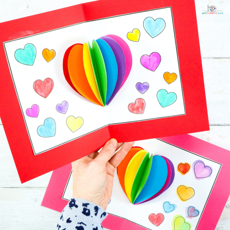 Free 3d Valentine Cards Printable