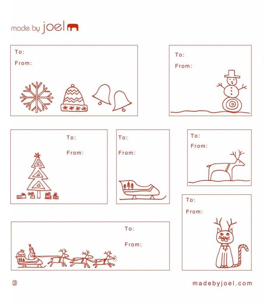 Free Printable Christmas Name Tags