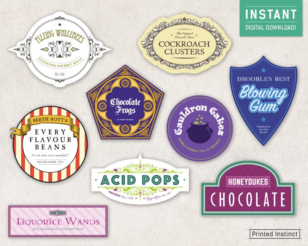 Free Honeydukes Printable