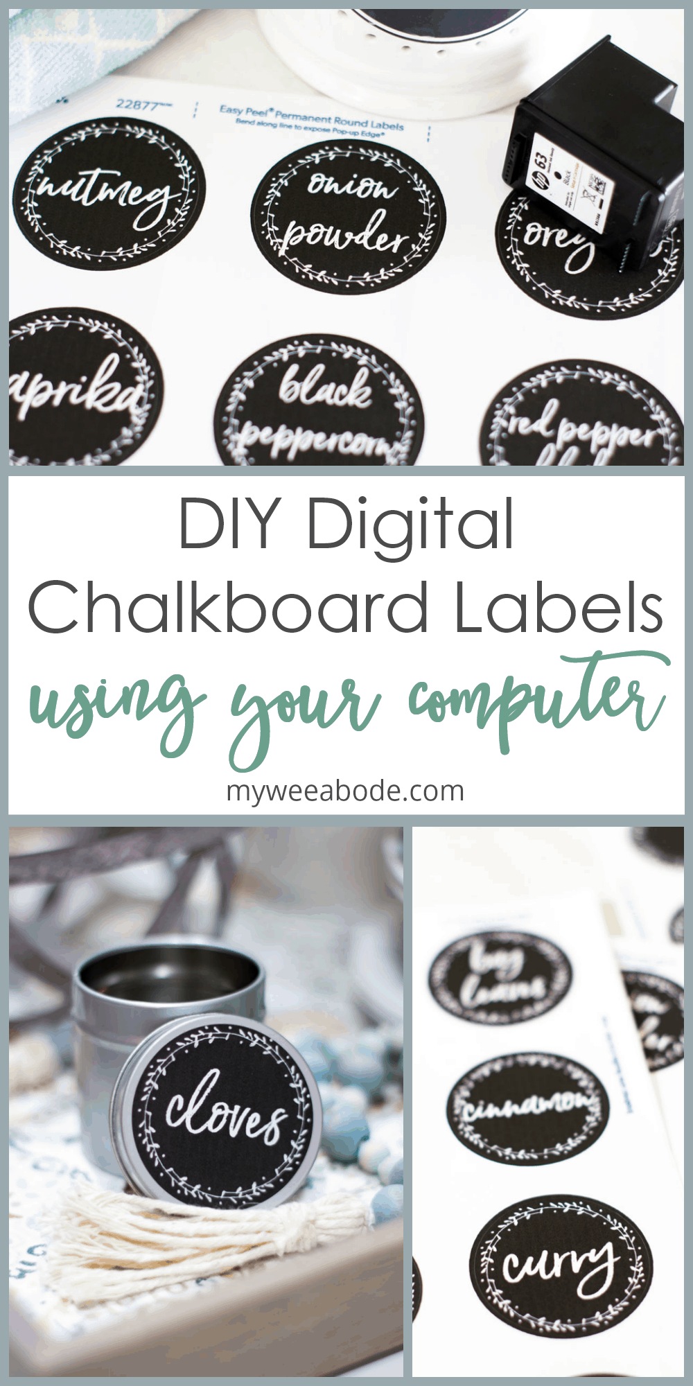 Free Printable Chalkboard Label Templates
