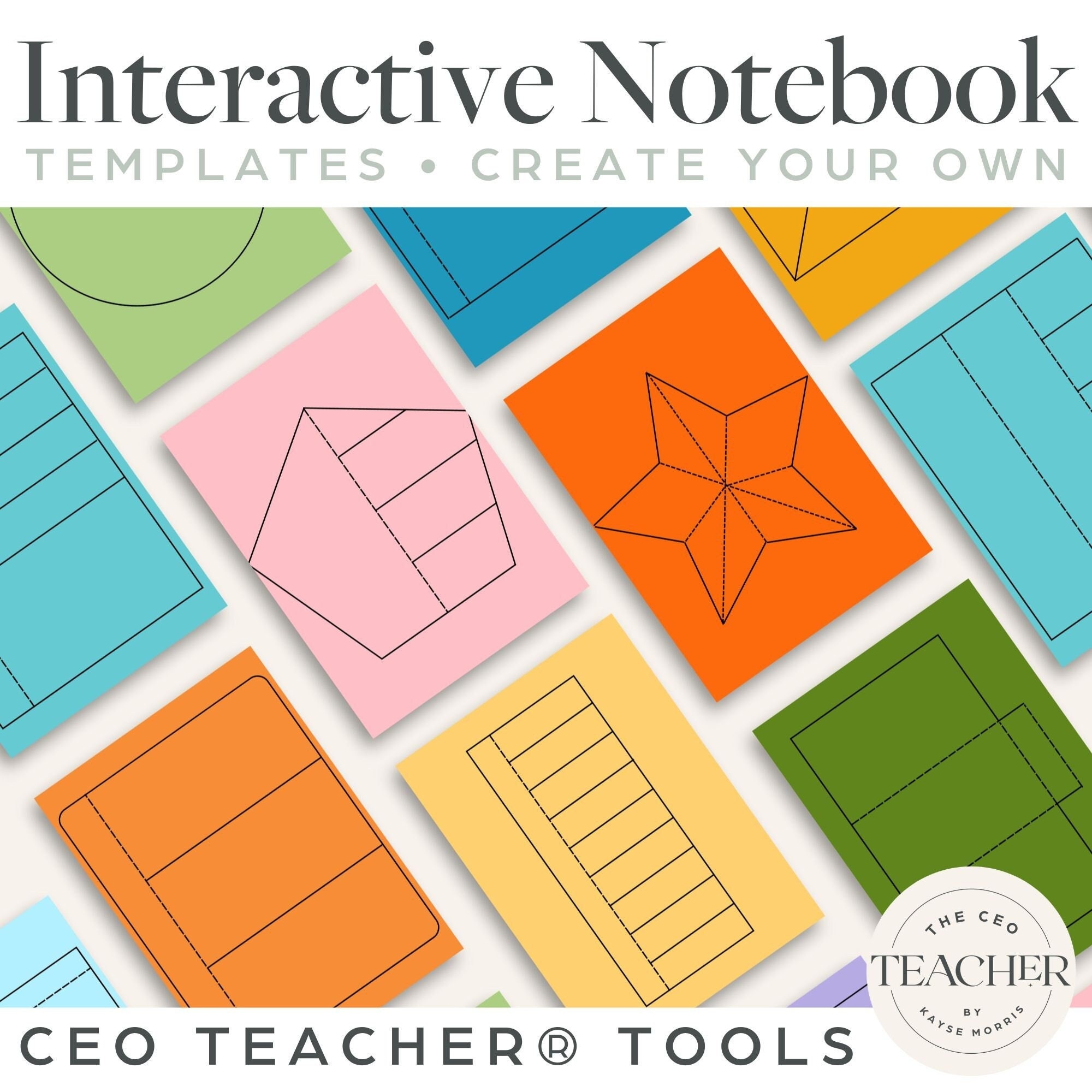 Free Printable Interactive Notebook Templates