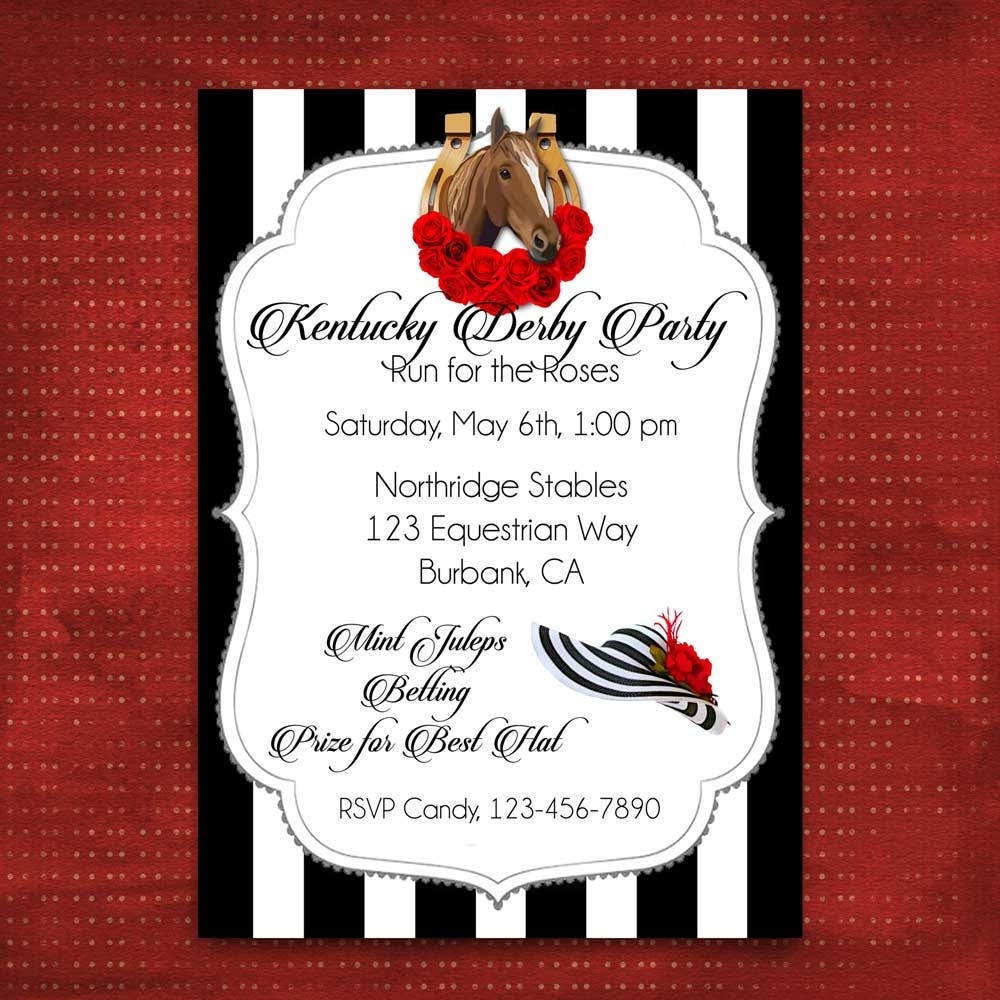 Free Derby Party Printables