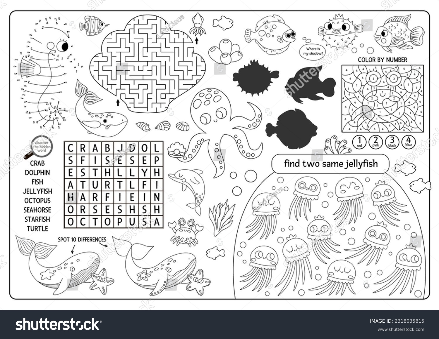 Kids Activity Sheet Photos Images And Pictures