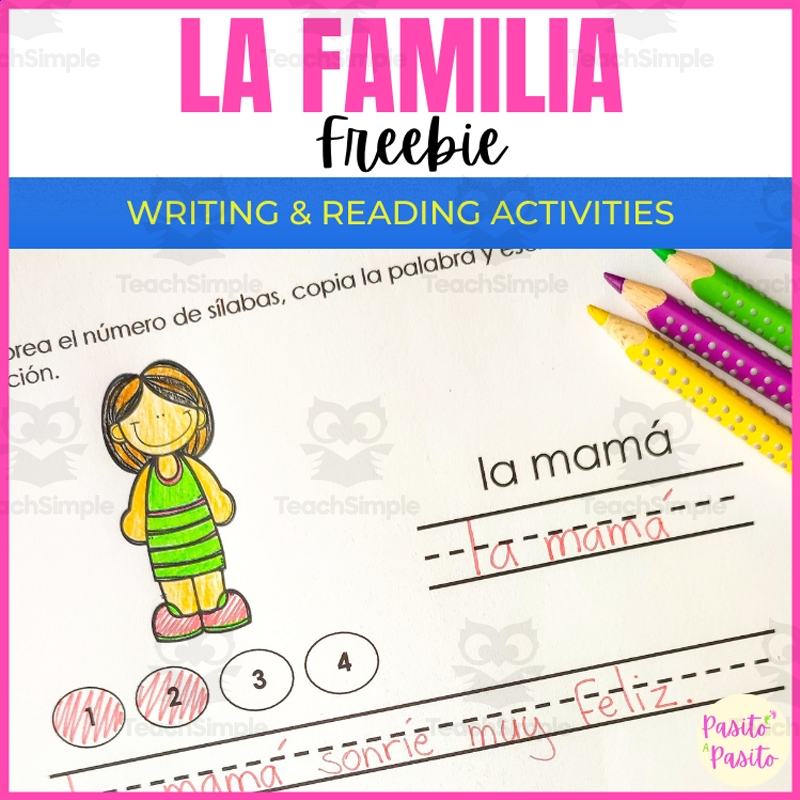 La Familia Family In Spanish Freebie By Teach Simple