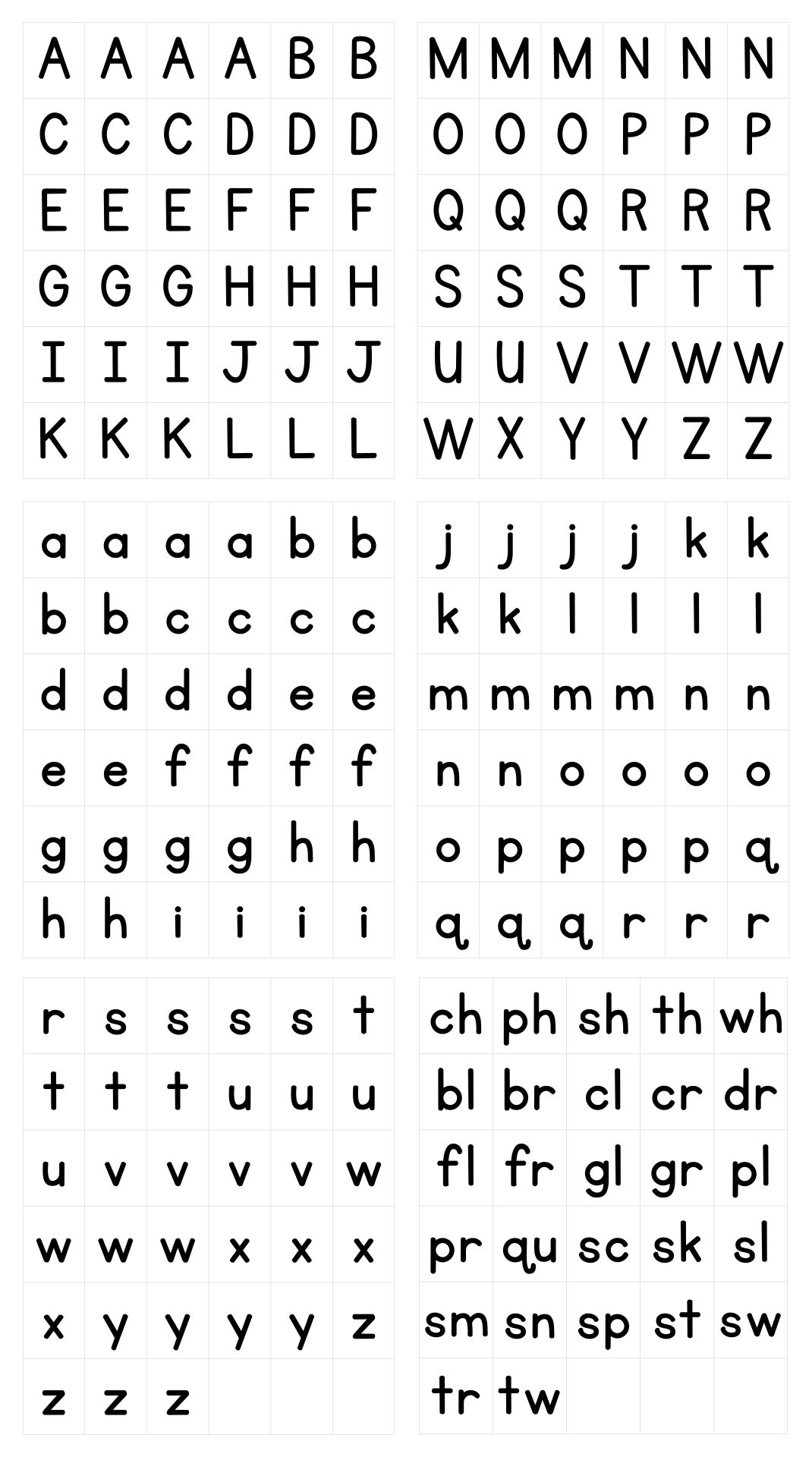 Letter Tiles 10 Free PDF Printables Printablee