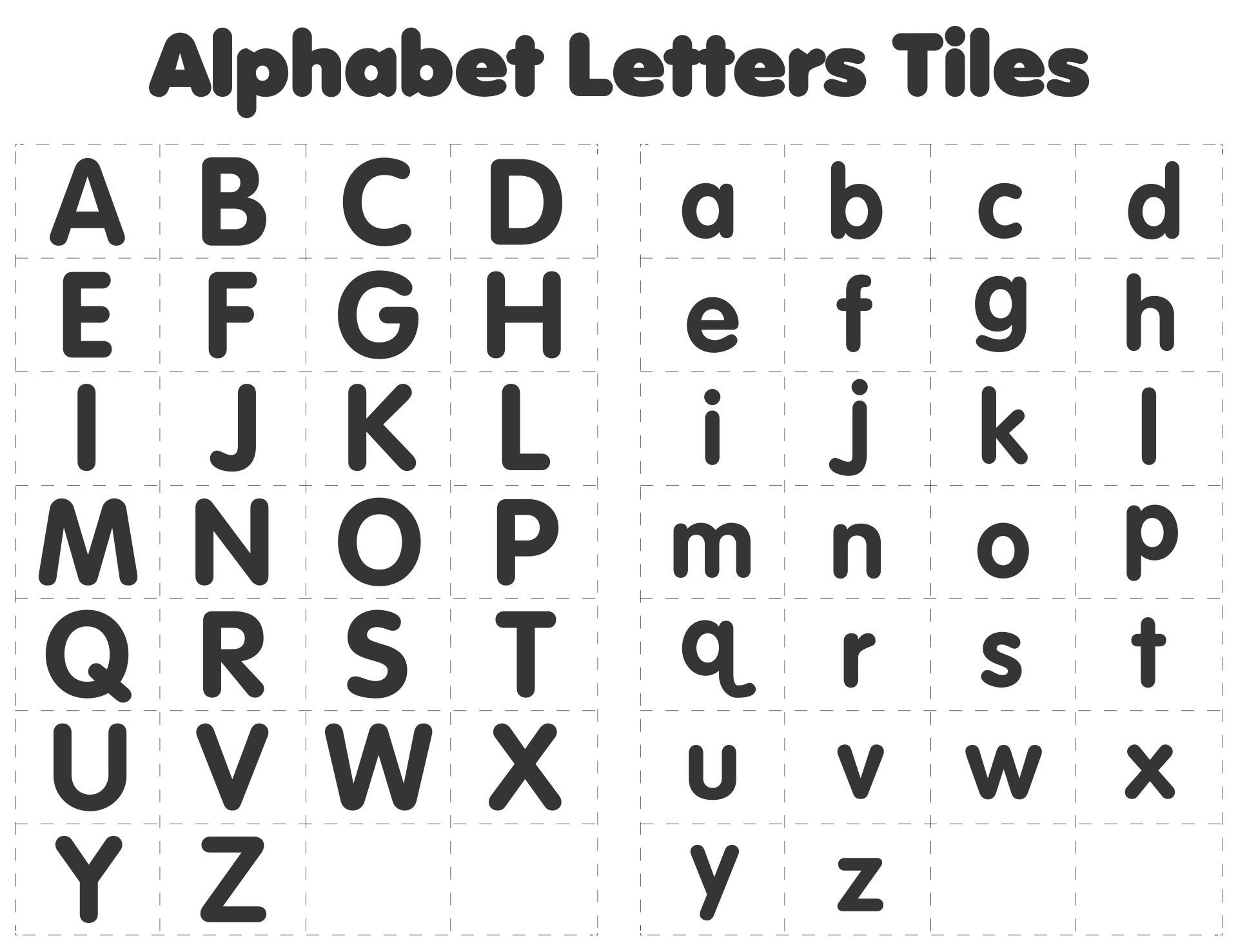 Letter Tiles 10 Free PDF Printables Printablee