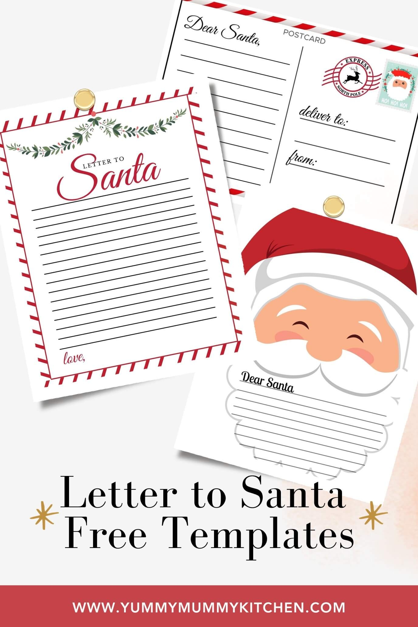 Free Printable Christmas Letter Templates