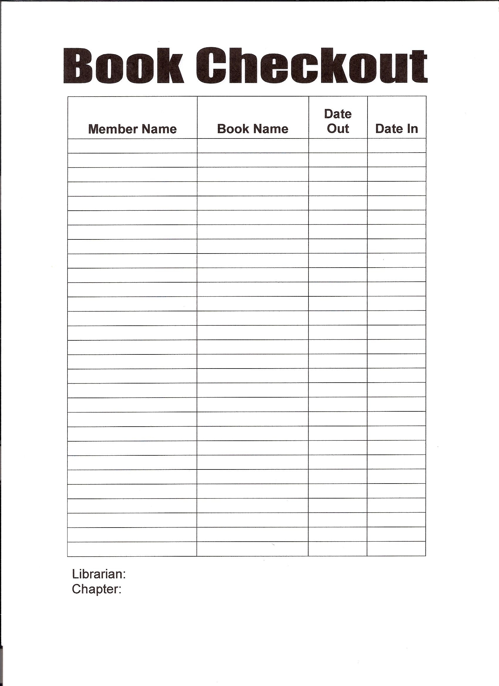 Library Check Out Signs 6 Free PDF Printables Printablee