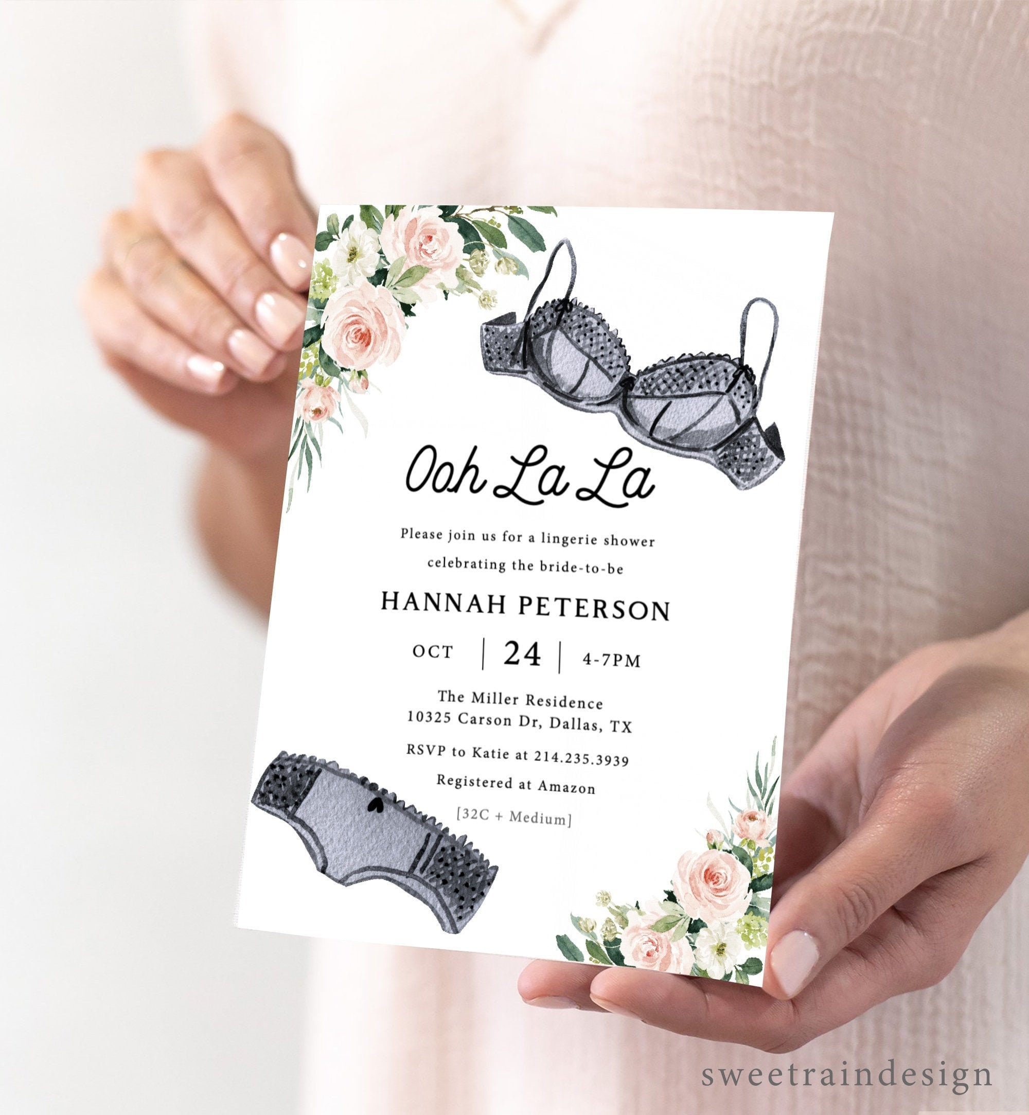 Lingerie Party Invitation Template Lingerie Shower Invitation Lingerie Invitation Wedding Shower Lingerie Bridal Shower Panty Party Etsy