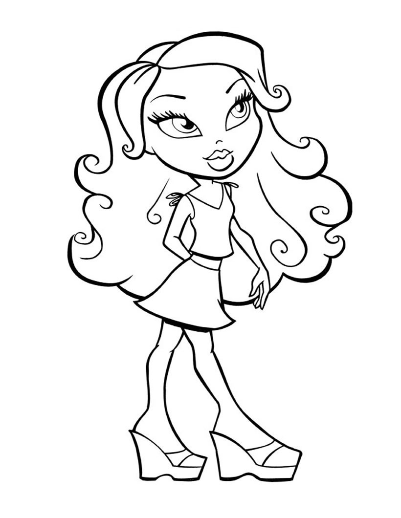 Free Printable Girl Coloring Pages