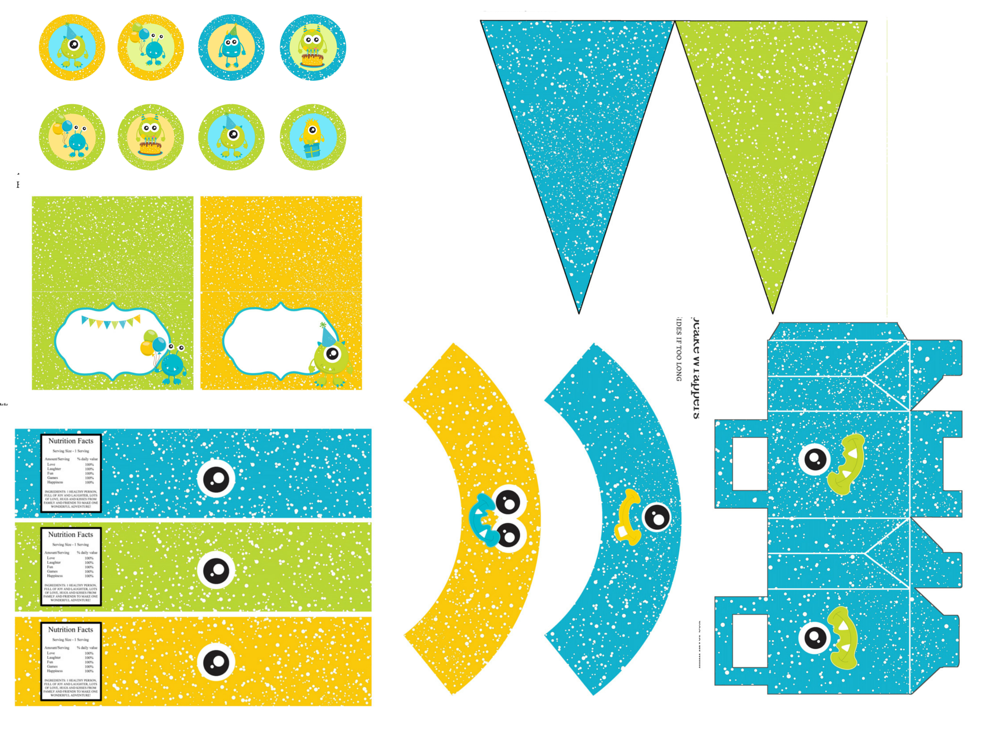 Little Monster Party Printable Magical Printable