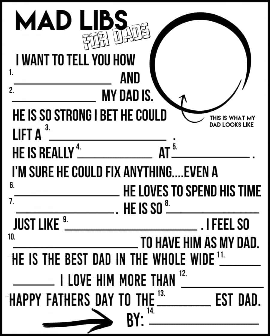 Kids Mad Libs Printable Free