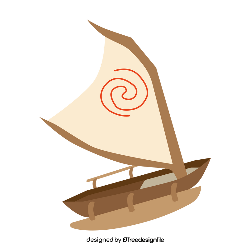 Moana Ship Boat Clipart Free Download