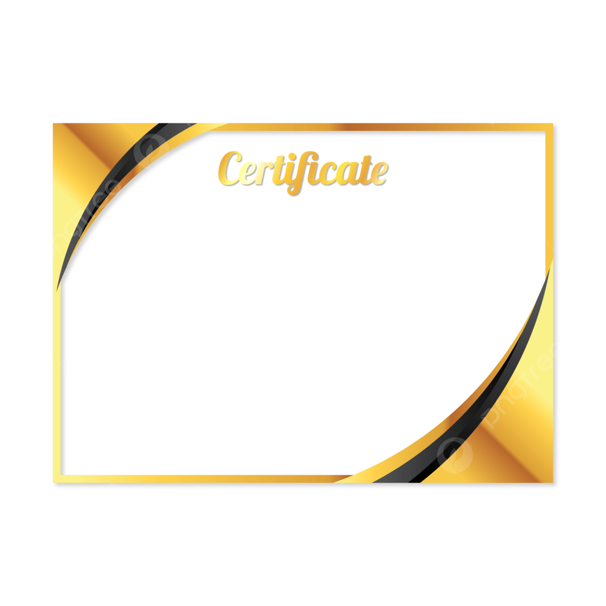 Modern Certificate Border Template Corporate Certificate Graduation Border Abstract Certificate Border PNG And Vector With Transparent Background For Free Download