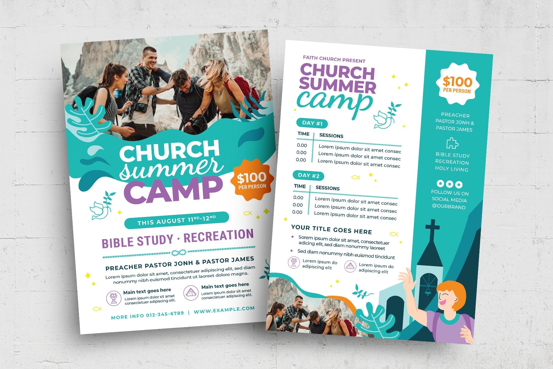 Free Church Camp Printable