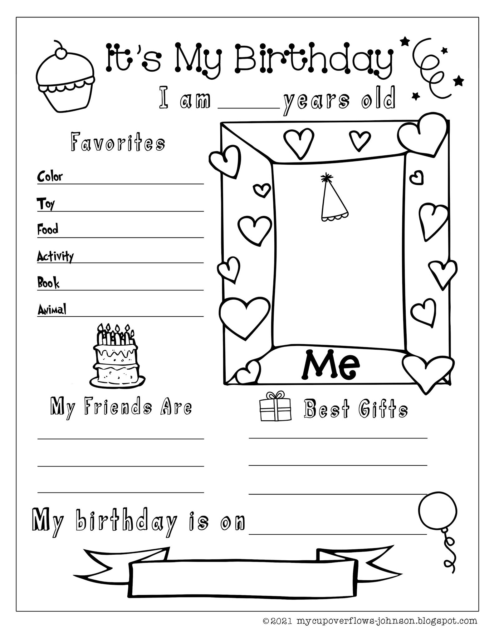 My Cup Overflows Happy Birthday 