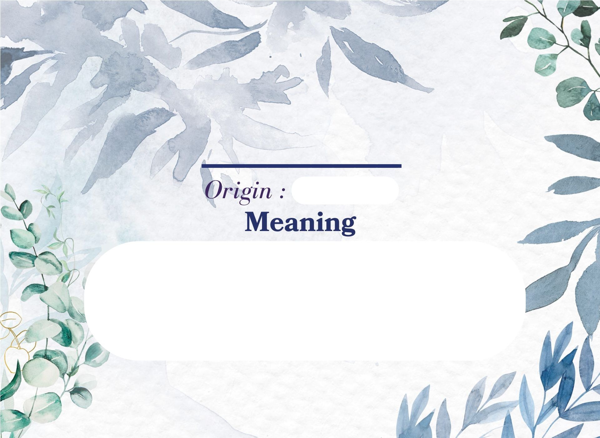 Name Meanings Certificate Free 4 Free PDF Printables Printablee