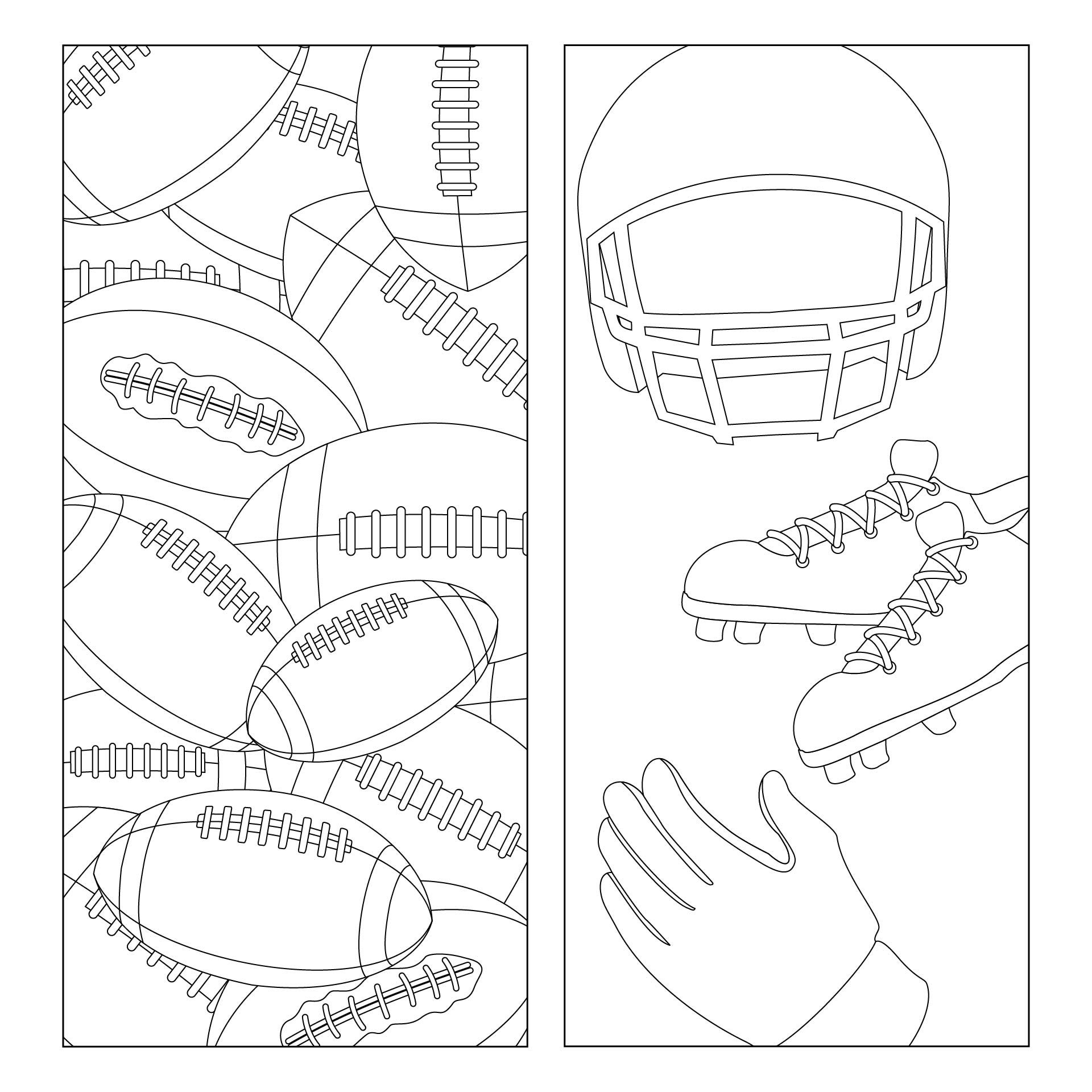NFL Football Bookmarks 15 Free PDF Printables Printablee