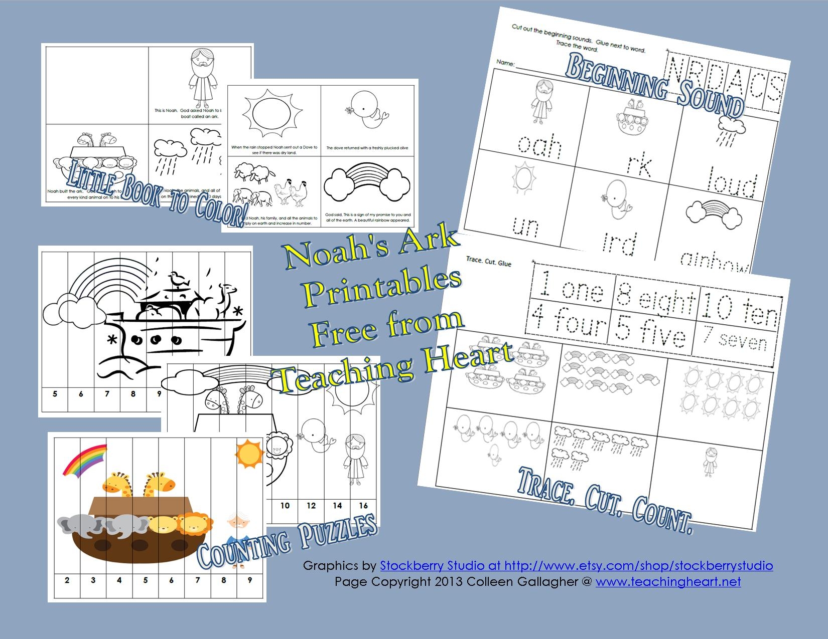 Free Noah S Ark Printables