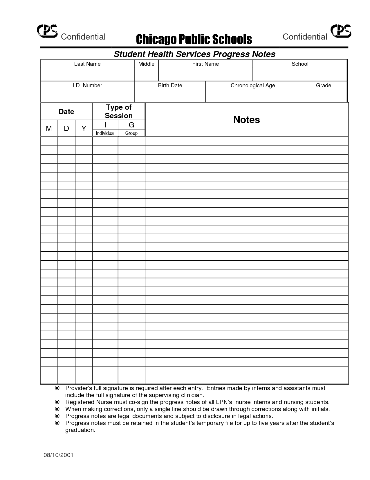 Nurses Notes Template 10 Free PDF Printables Printablee