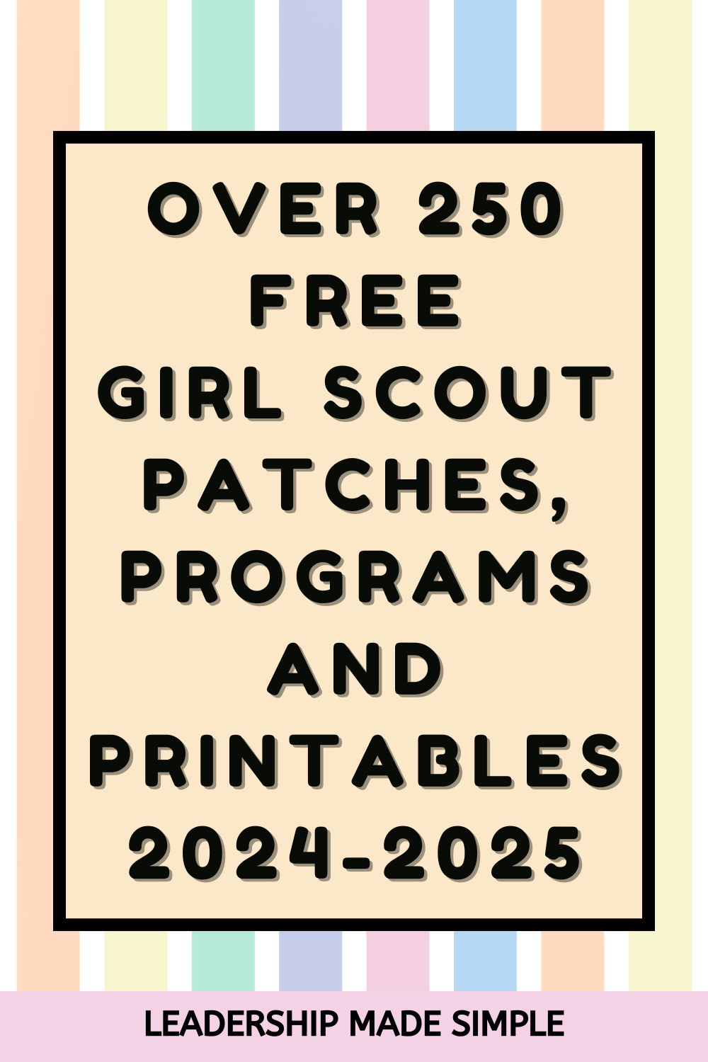 Girl Scouts Free Printables