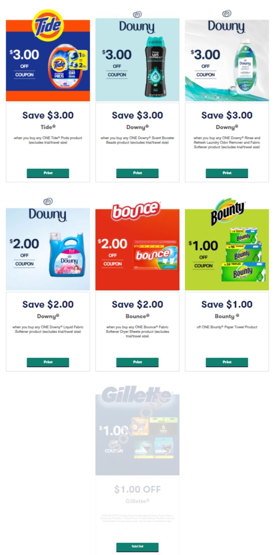 P G Good Everyday New Printable Coupons Savin Groceries