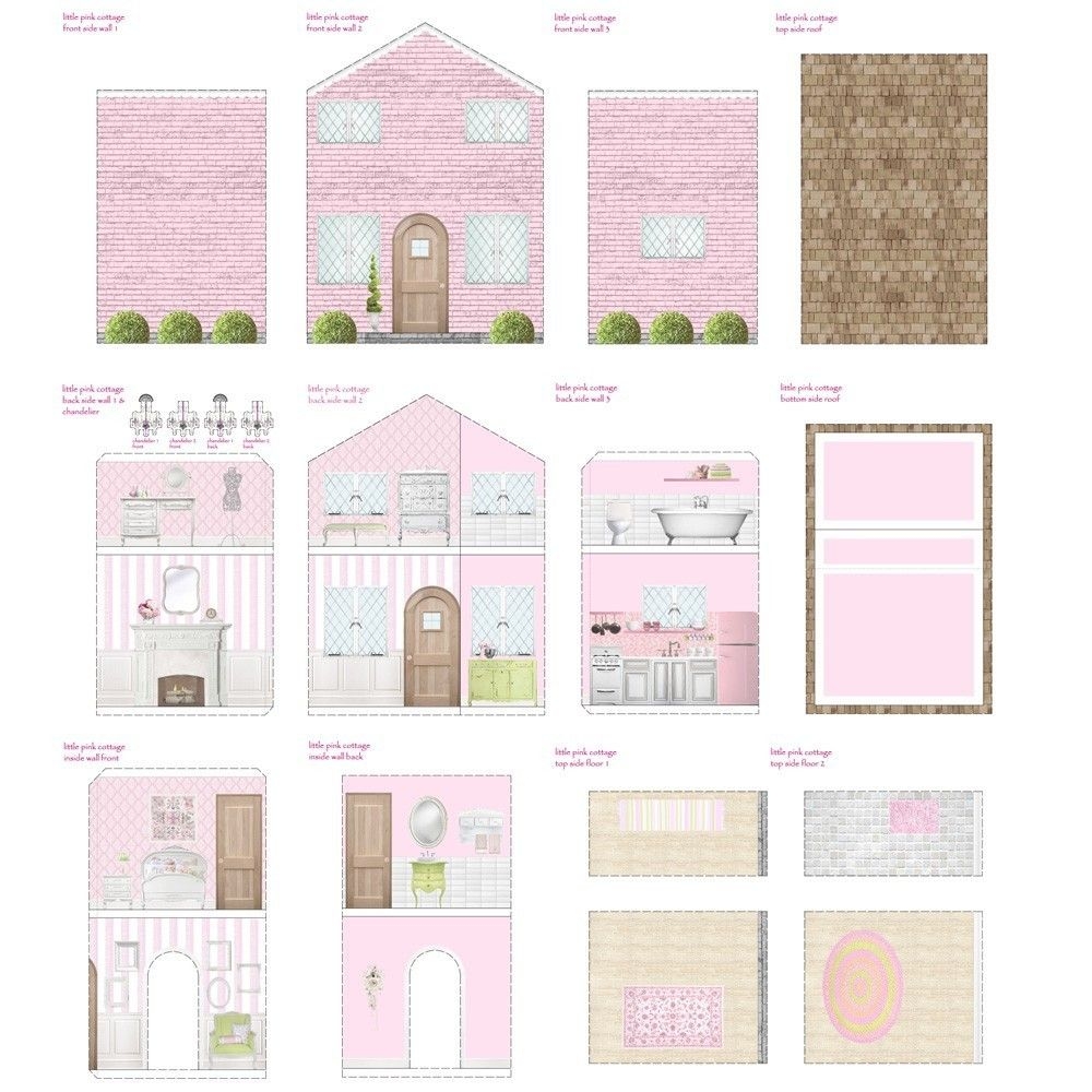 Paper Doll House 11 Free PDF Printables Printablee