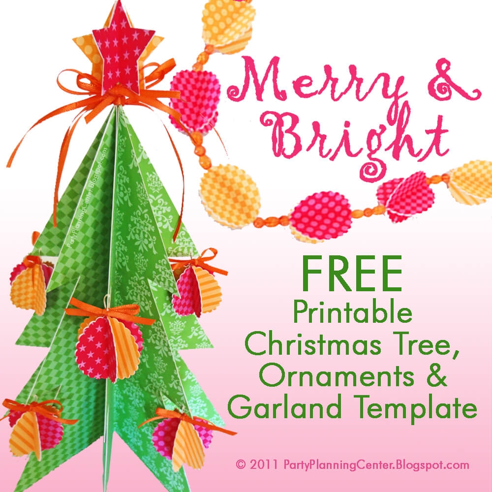 3d Free Christmas Printables