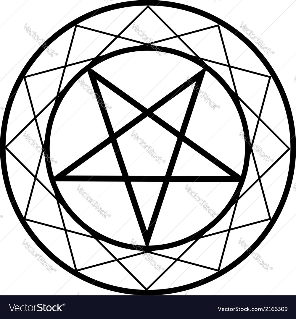 Pentacle Royalty Free Vector Image VectorStock