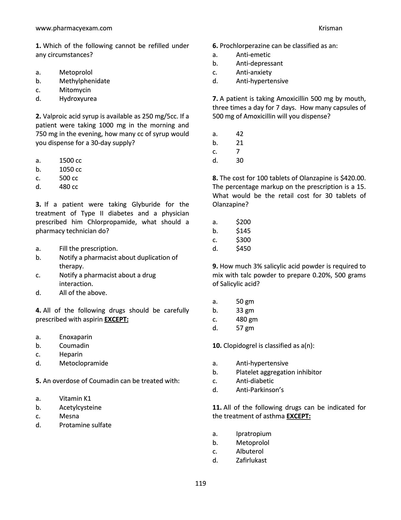 Pharmacy Technician Book