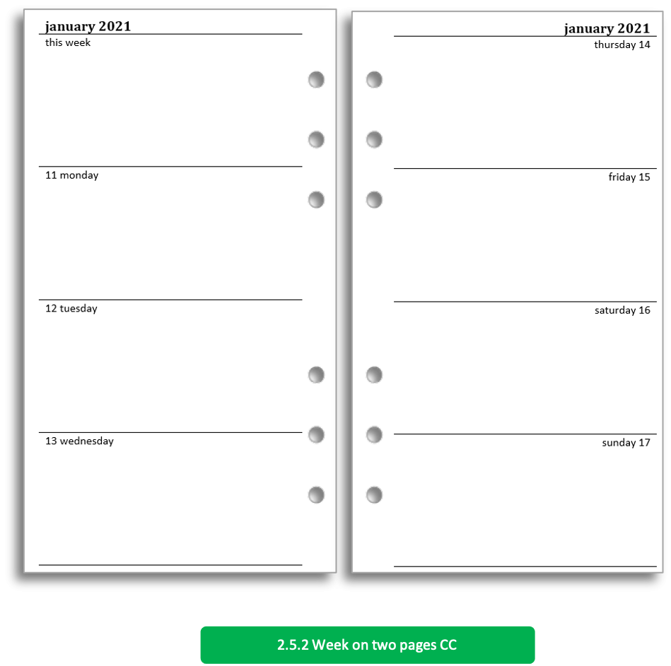 Filofax Personal Printables Free