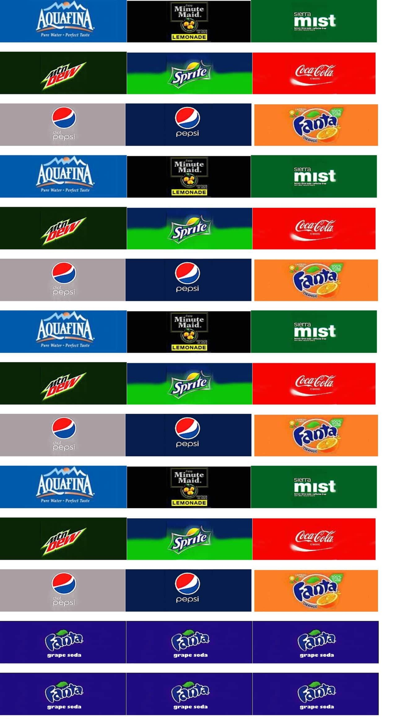 Free Printable Soda Machine Labels