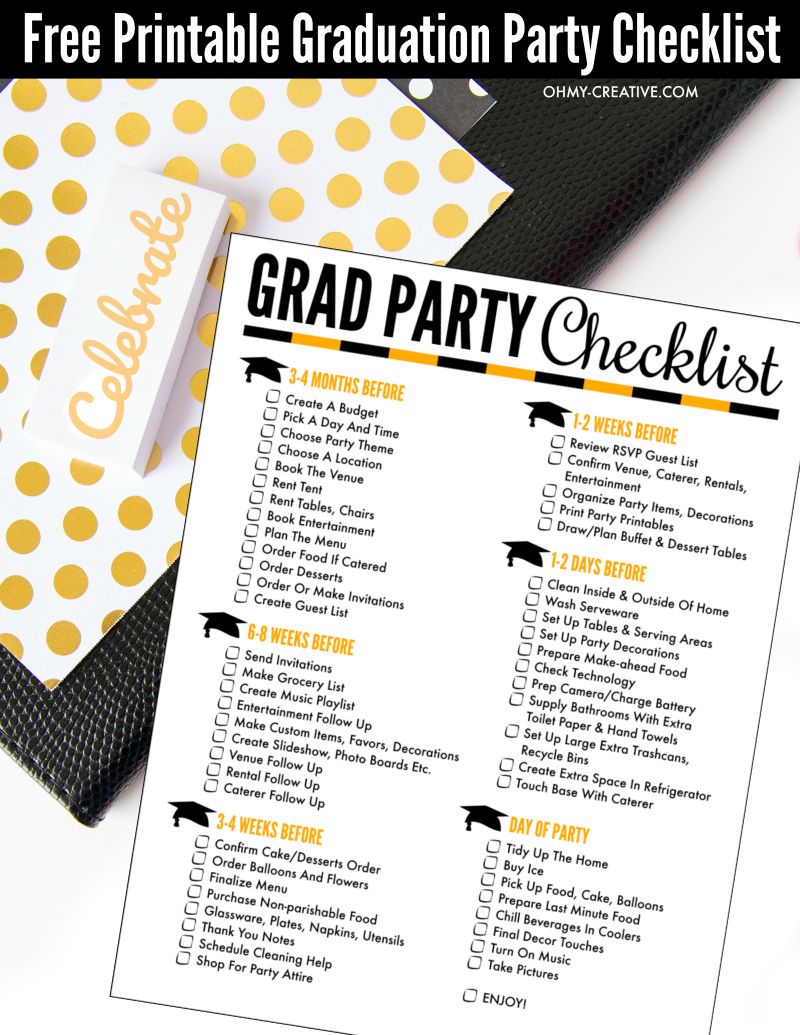 Free Graduation Party Printables