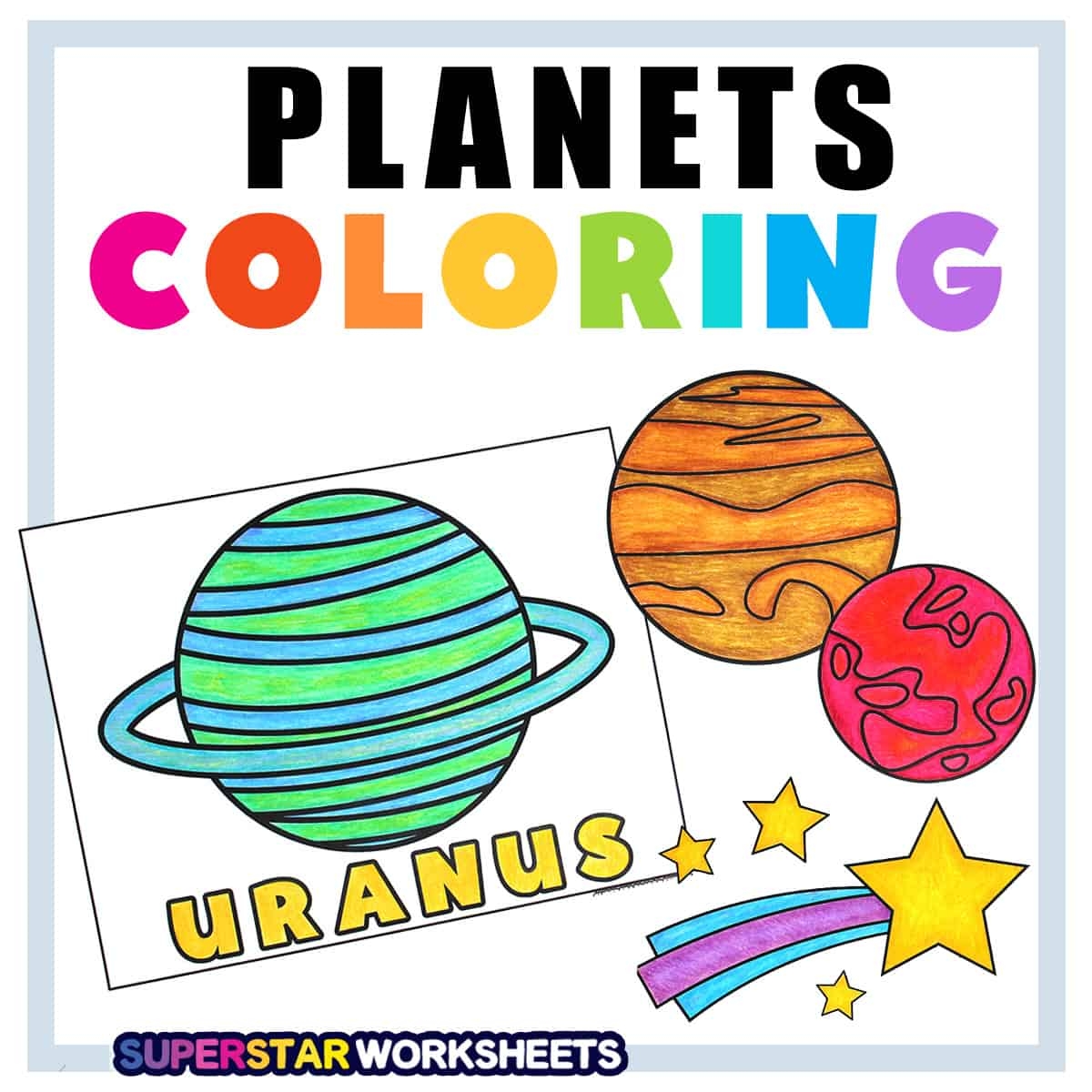 Free Printable Space Coloring Pages
