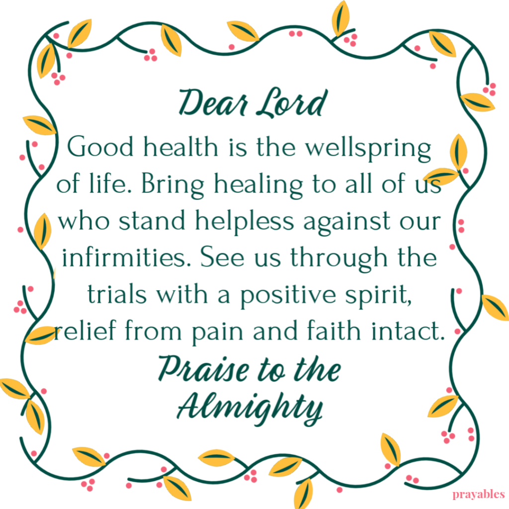 Prayer Healing Prayables
