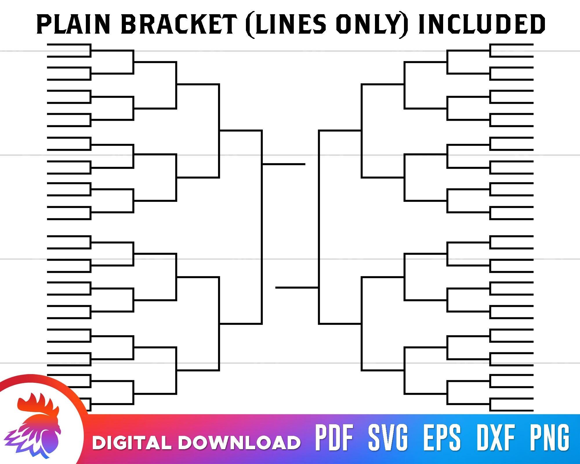 Free Nit Basketball Bracket Printable