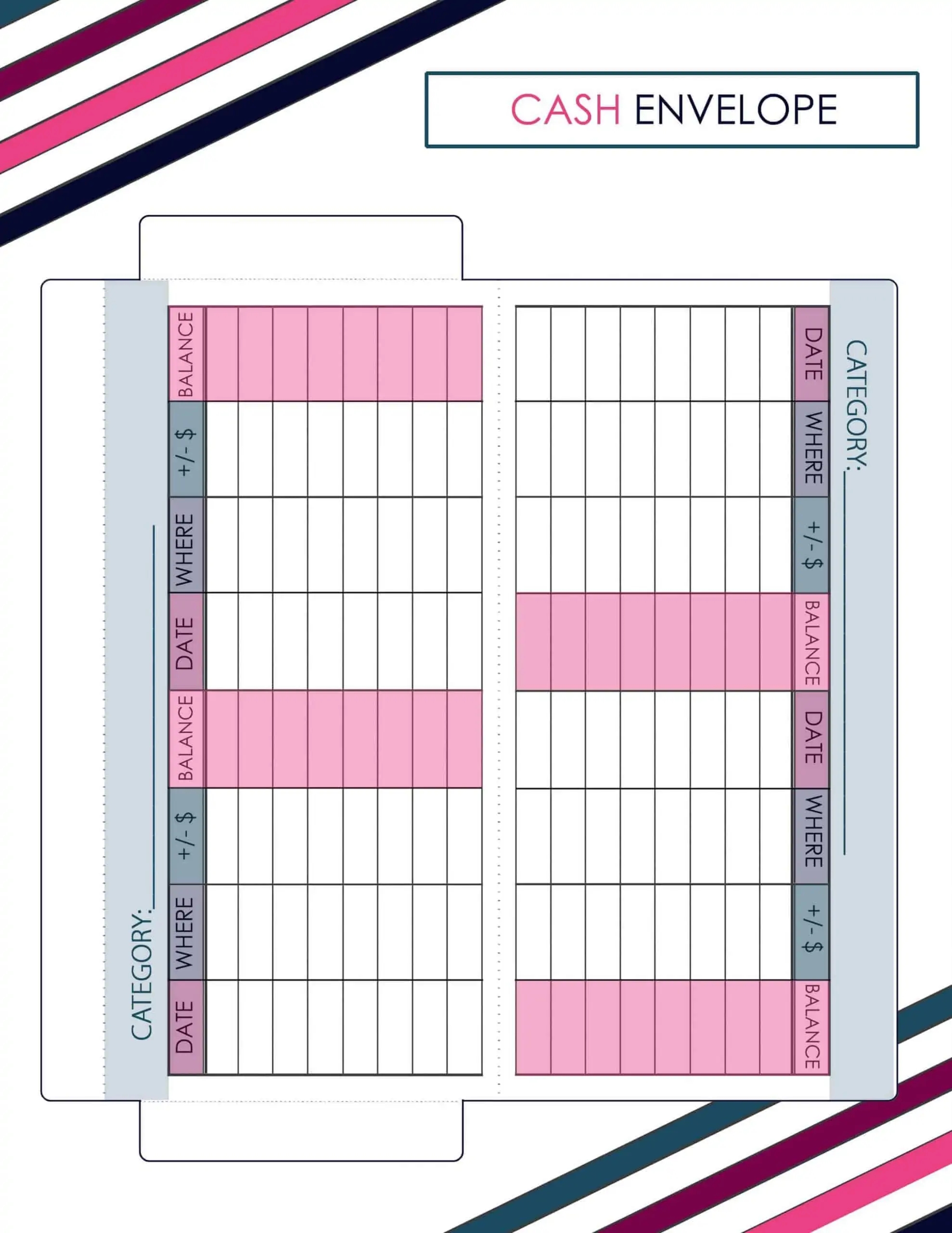 Free Printable Cash Envelopes