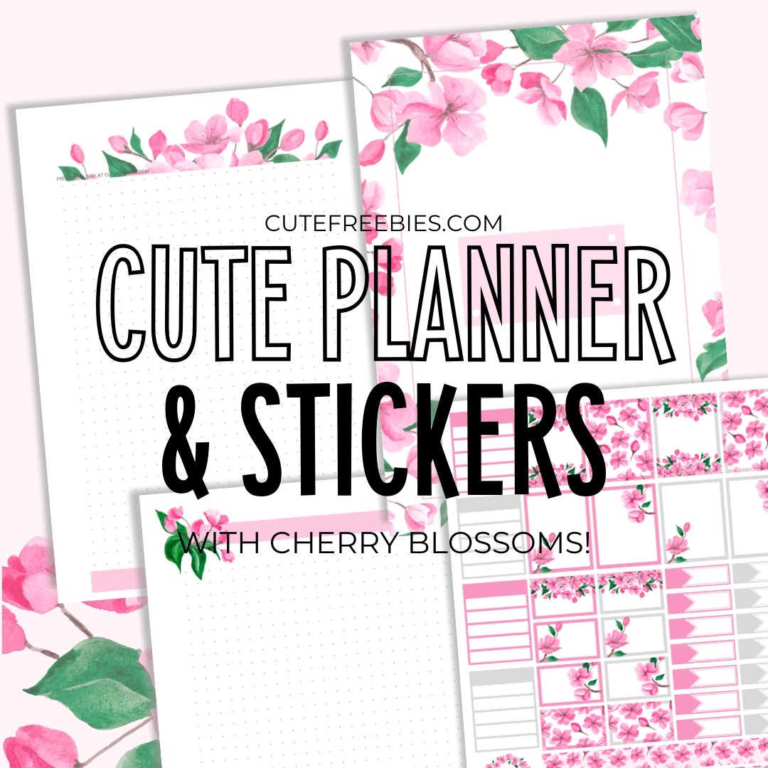 Free Printable Kawaii Planner Stickers