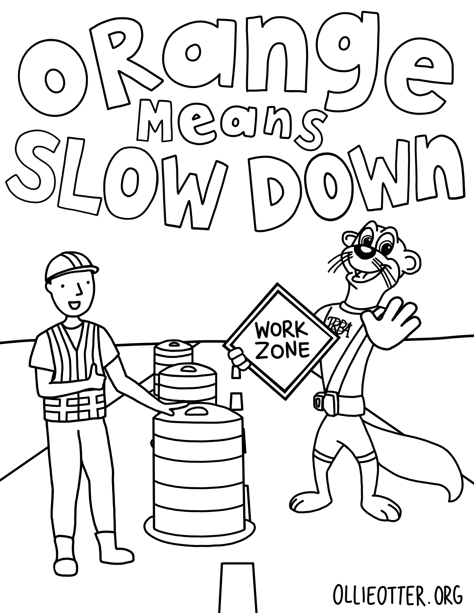 Free Printable Safety Coloring Pages