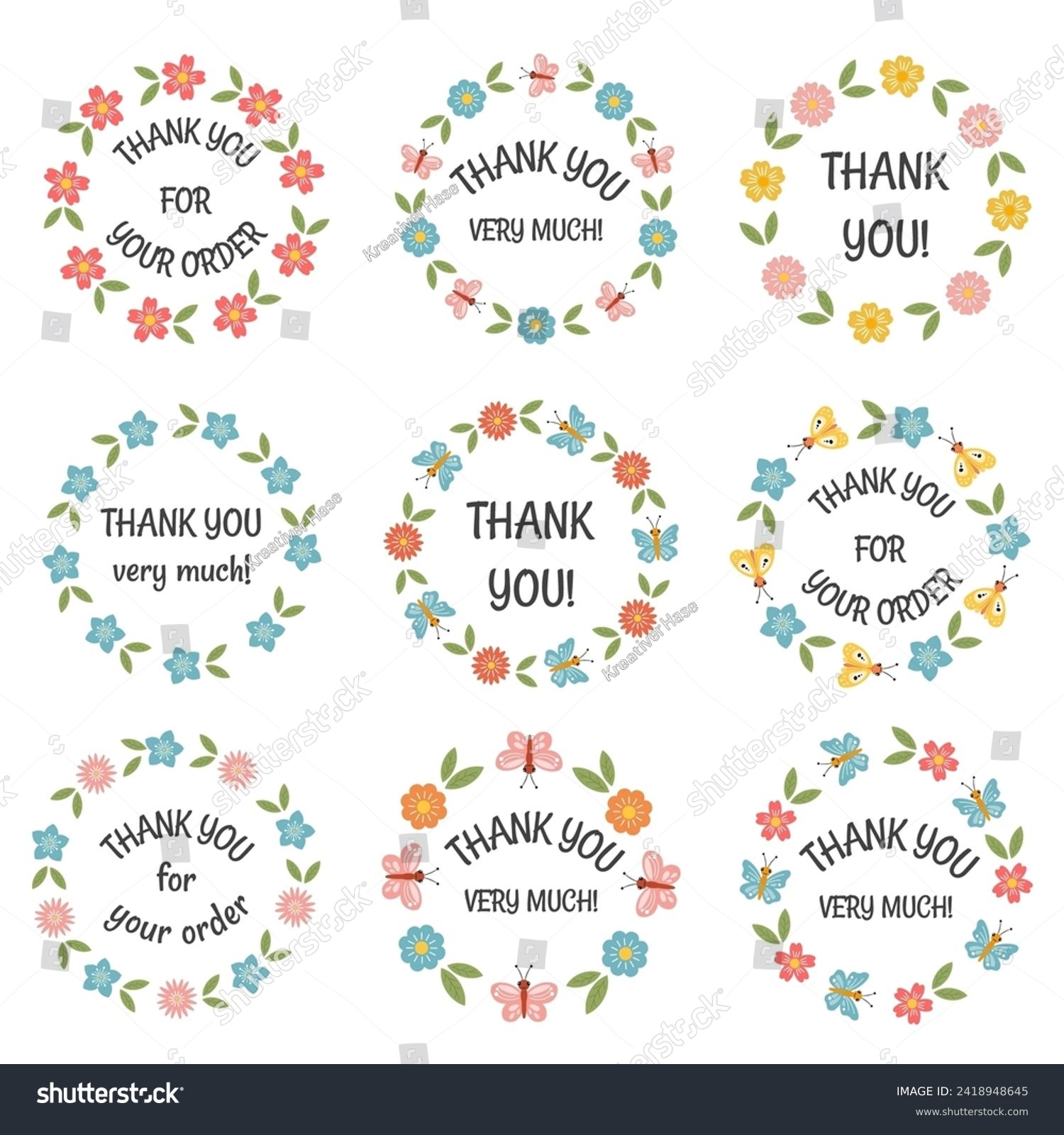 Printable Gift Tags Thank You Photos Images Pictures Shutterstock
