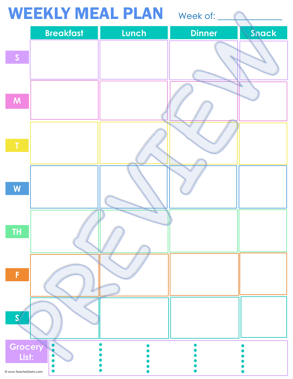 Printable Homeschool Schedule Planner Checklist More 