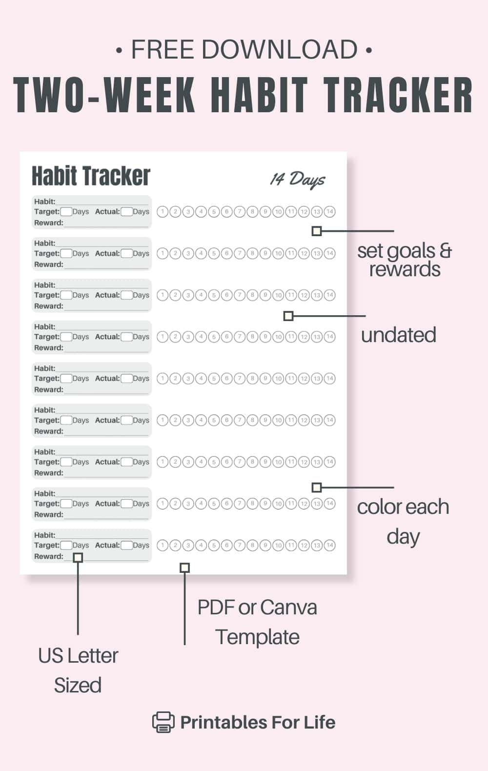Free Pdf Printable Tracker