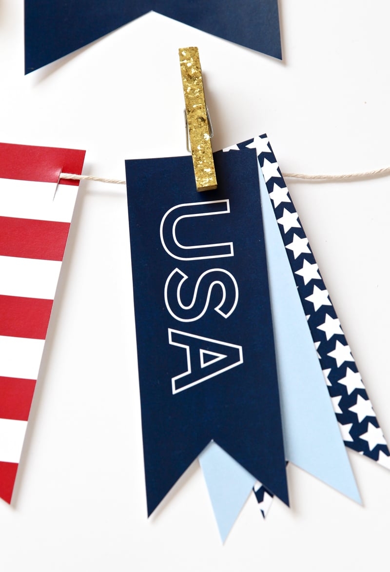 Free Patriotic Printable Bunting